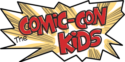logo comic con kids